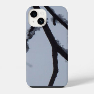 Icy Branches Winter Nature Photography iPhone 14 Case