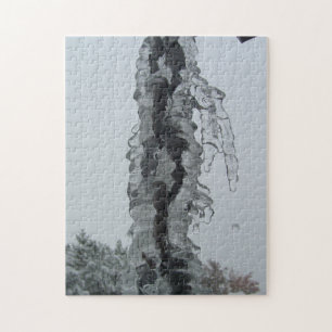 icy chain in winter jigsaw puzzle