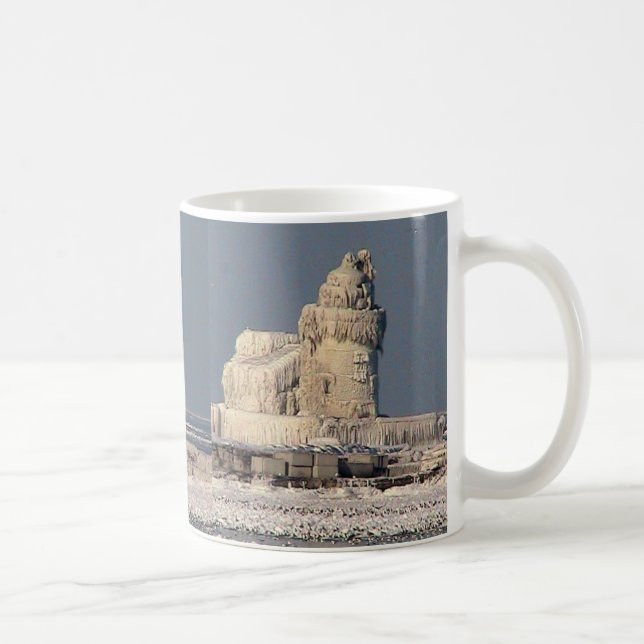 Icy Cleveland Lighthouse Mug (Right)