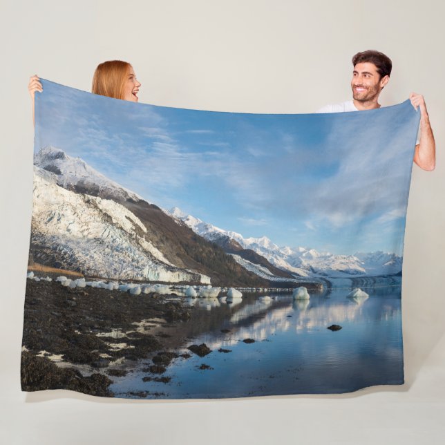 Icy College Fjord Fleece Blanket (In Situ)