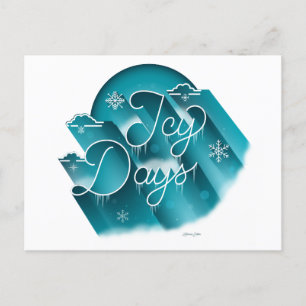 Icy Days / Postcard