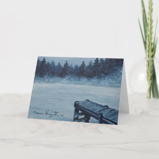 Icy Fog Greeting Card