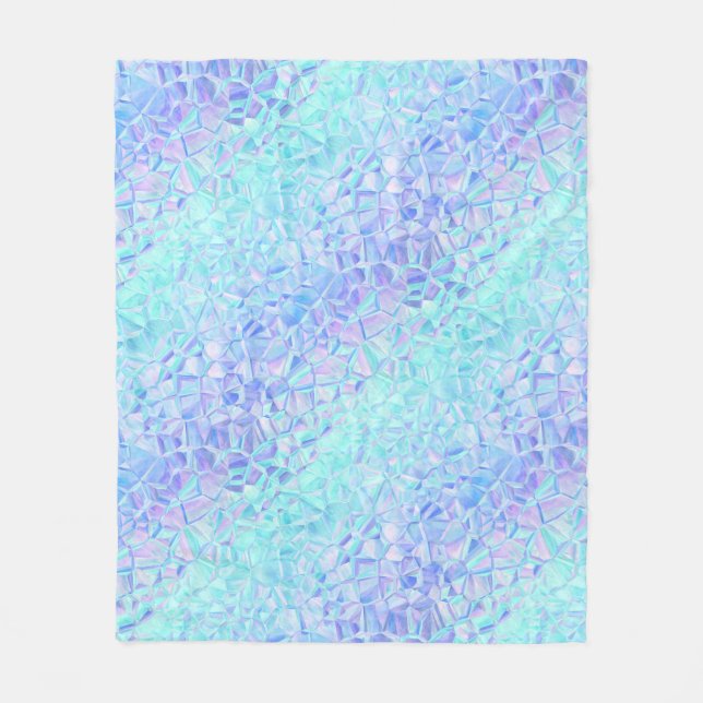 icy iridescence : fleece blanket (Front)