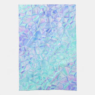 icy iridescence : kitchen towel