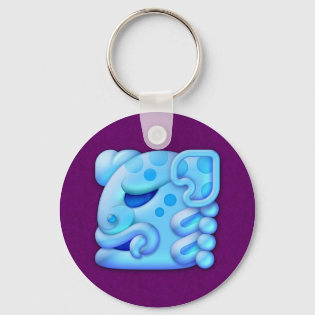 Icy Maya Animal Head Keychain (Front)