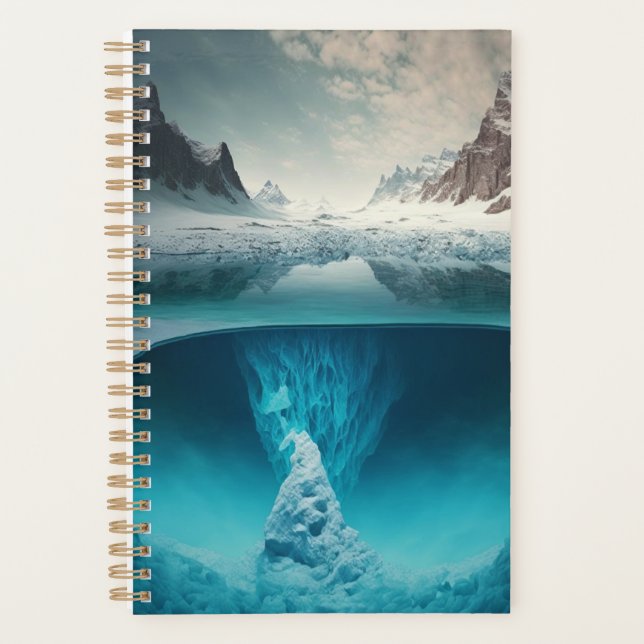 Icy Mountain View Planner (Front)