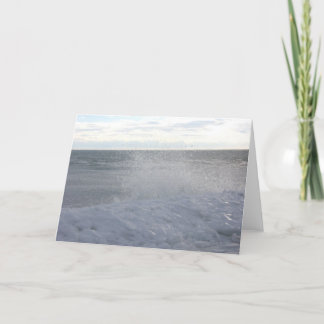 Icy Shore Holiday Card