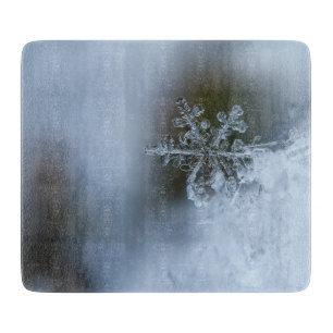 Icy Snowflake Cutting Board