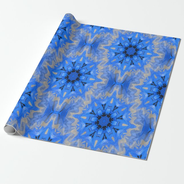 icy Snowflakes... Wrapping Paper (Unrolled)