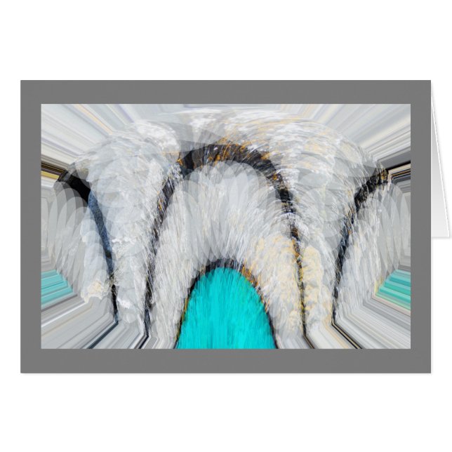 Icy time tunnel art card (Front Horizontal)