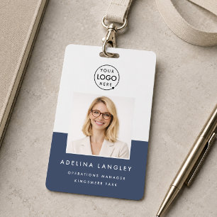 ID Badge 3x5 Photo   Custom Employee Name Card