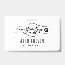 ID Badge Card | Business Employee Staff Logo Name