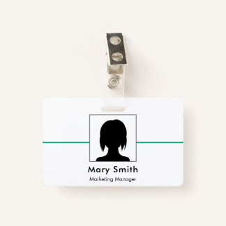 ID Badge Card Business Employee Staff Logo & Photo