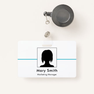 ID Badge Card Business Employee Staff Logo & Photo