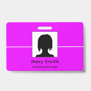 ID Badge Card Business Employee Staff Logo & Photo