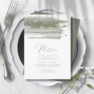 ID de menu Mariage Abstrait Paint Strokes886