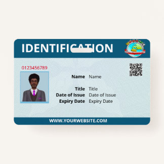 ID d'entreprise et badge de nom