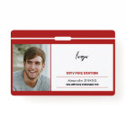 ID fireman volunteer city fire station template