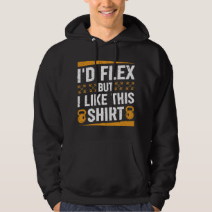 Id Flex but I Like This Shirt Fitness Gym Men Funn