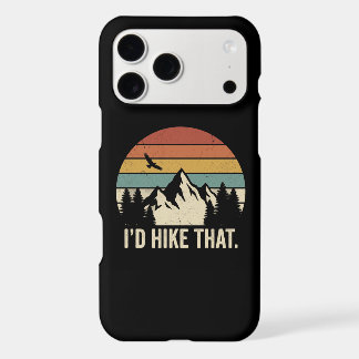 I'd Hike That Funny Retro Mountain Hiking 