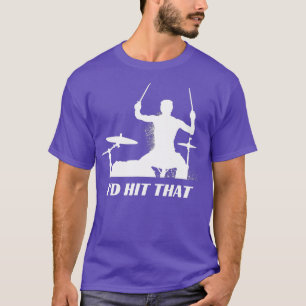 Id Hit hat Id Hit hat Drums Drummer Drum set T-Shirt