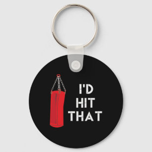I'd Hit That Funny Martial Arts Punching G Tee Keychain