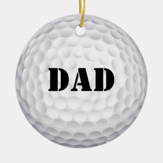 I'd Hit That! Golf Ball Ceramic Ornament