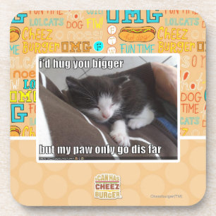 I'd hug you bigger coaster