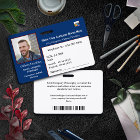 ID Identification Card Bar Code Photo