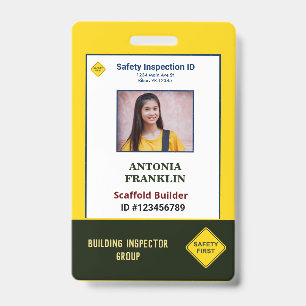 ID Identification Card Photo Employee Custom Badge