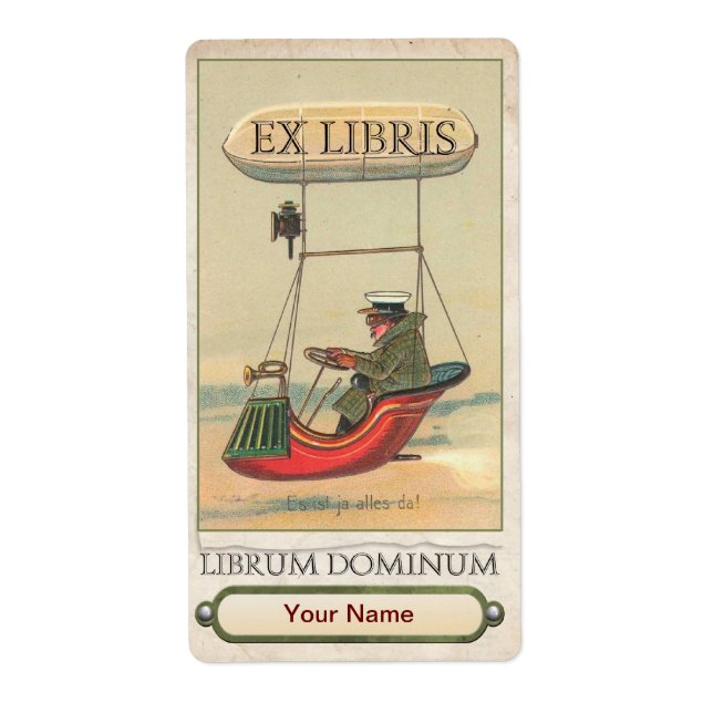 ID plaque du carnet de vol (Devant)