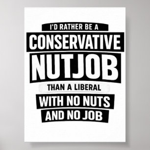 I'd Rather Be A Conservative Nutjob Than A Liberal Poster