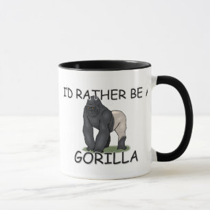 I'd Rather Be A Gorilla Mug