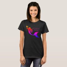 I'd rather be a Mermaid, black shirt