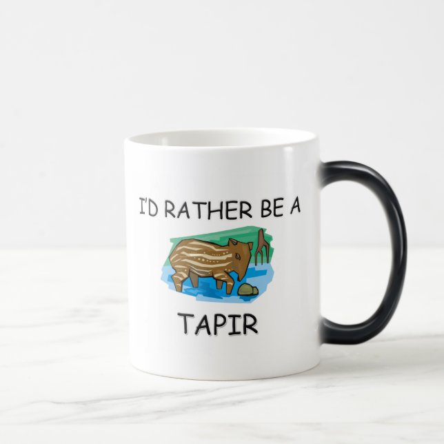 I'd Rather Be A Tapir Magic Mug (Right)