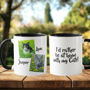 I'd Rather be at Home with my Cats Mug