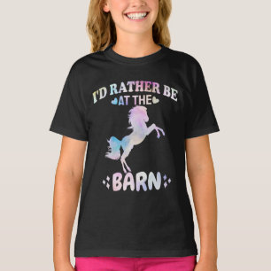 I'd Rather Be At The Barn T-Shirt