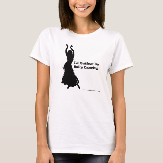 I'd Rather Be Belly Dancing Tank Top (Front)