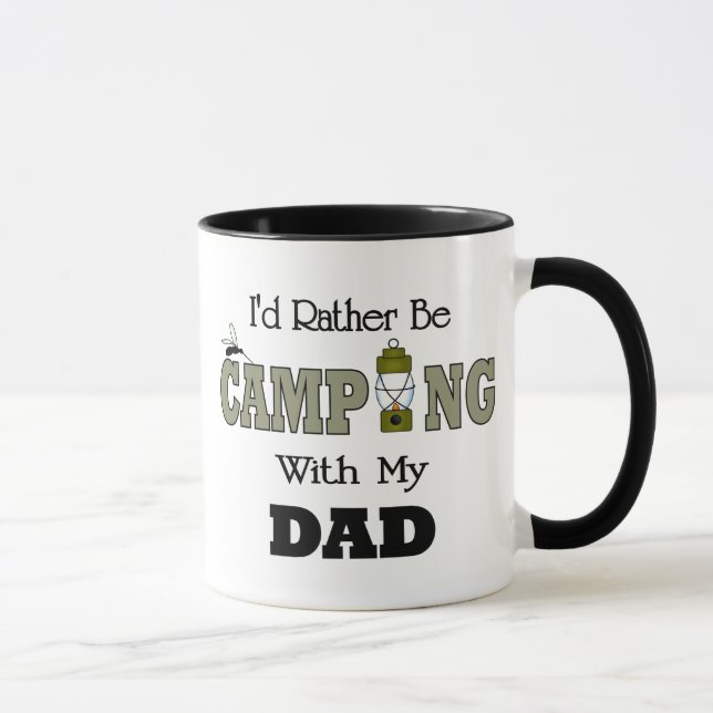 I'd Rather Be Camping  with Dad Mug (Right)