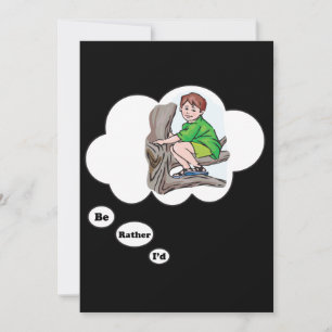 I'd rather be Climbing Trees 3 Invitation