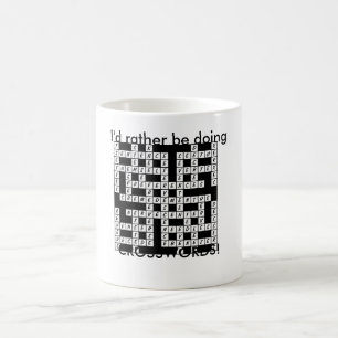 I'd Rather be Doing Crosswords! Coffee Mug