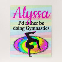 I'D RATHER BE DOING GYMNASTICS