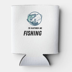 Id Rather Be Fishing Can Koozies