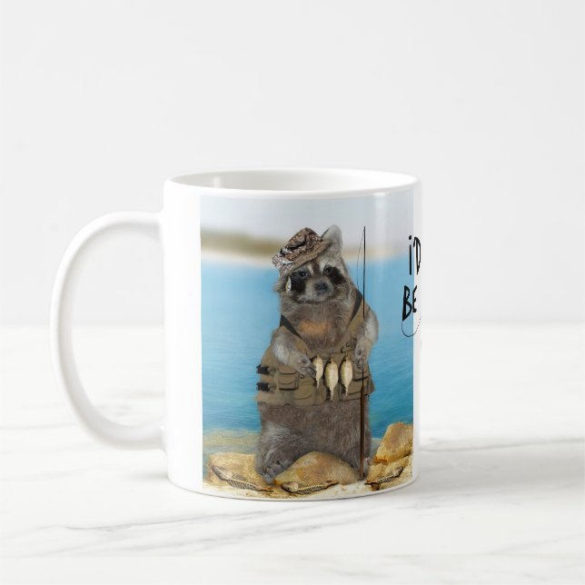 I'd Rather Be Fishing Coffee Mug (Left)