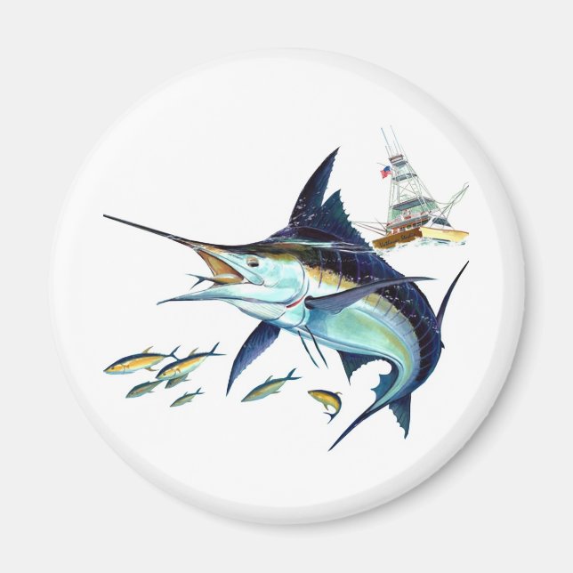 I'd rather be fishing! magnet (Front)