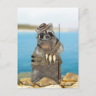 I'd Rather Be Fishing Postcard