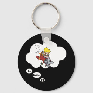 I'd rather be Flying Keychain