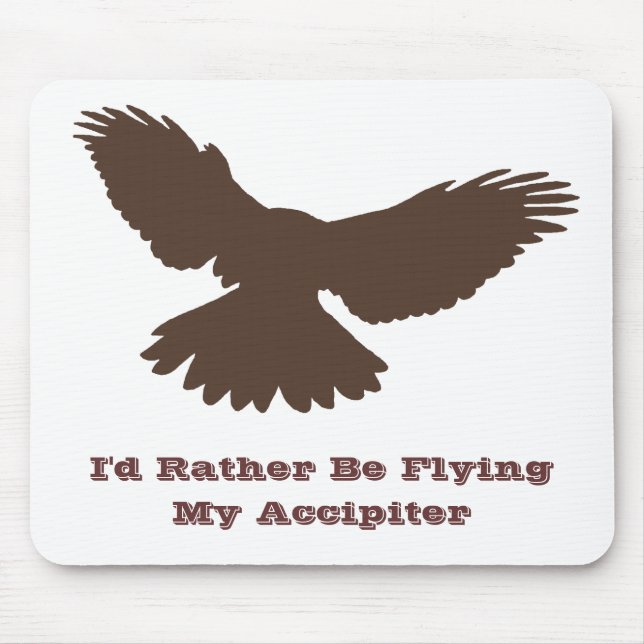 I'd Rather be Flying Mouse Pad (Front)
