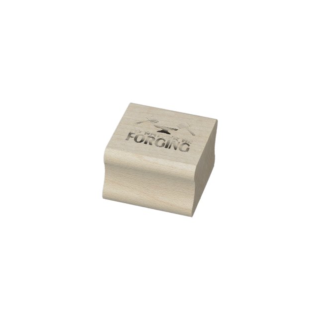 I'd Rather Be Forging Blacksmith Forge Hammer Rubber Stamp (Stamp)