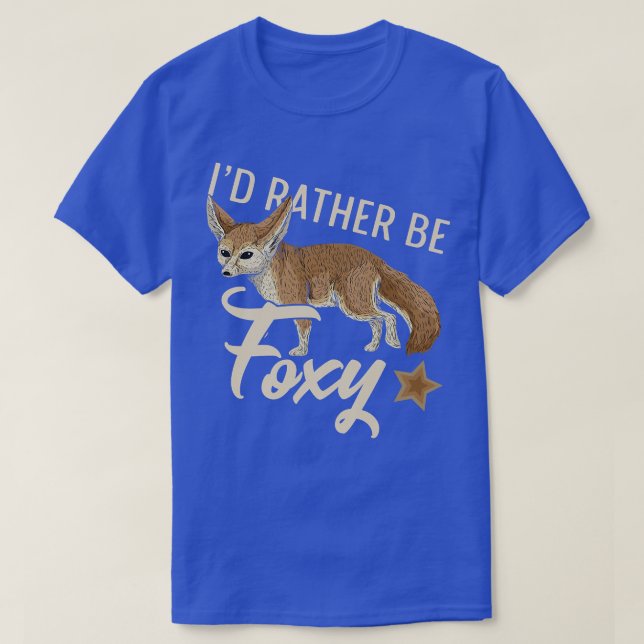 Id rather be foy Quote for a Fennec Fo Fan Premium T-Shirt (Design Front)